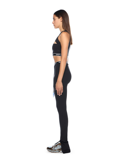 OFF WHITE Logoband Cut Out Top BLACK - FUCHSIA OWVO05JF25JER001