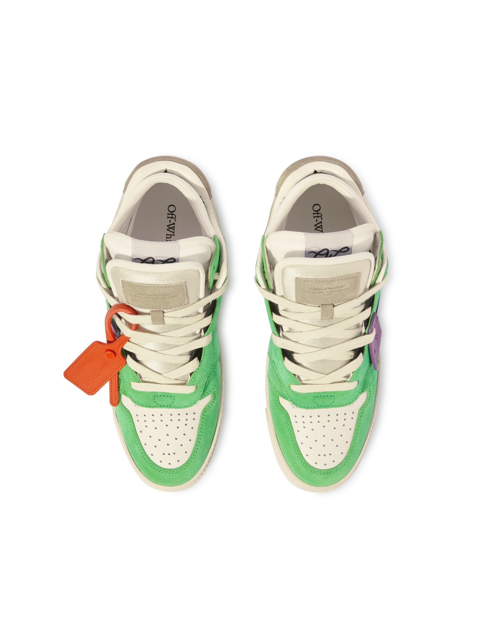 OFF WHITE Sneakers Floating Arrow Viola/Verde Prato VERDE OMIA244S25LEA002