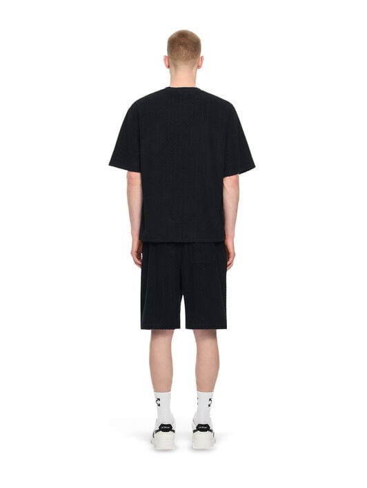 OFF WHITE Towel Terry Shorts BLACK 44MKB074F5001