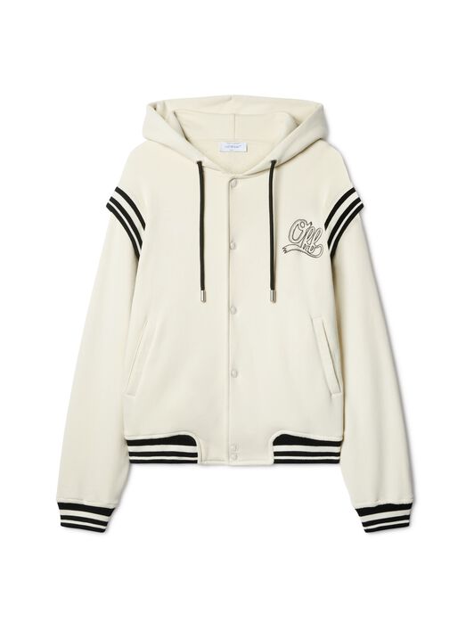 OFF WHITE White Fleece 00 Varsity NEUTRALS OMEK003S25JER001