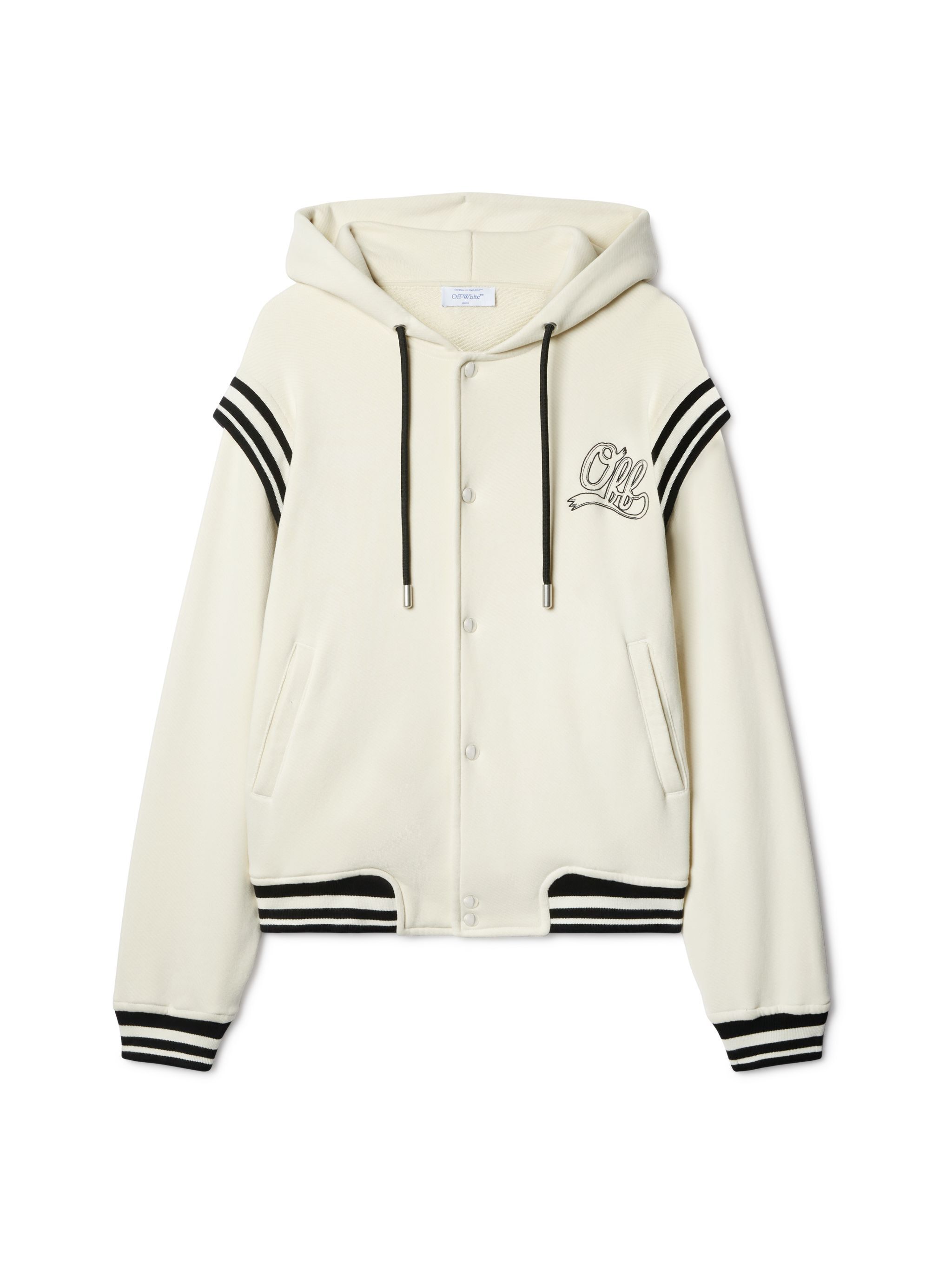 OFF WHITE White Fleece 00 Varsity NEUTRALS OMEK003S25JER001