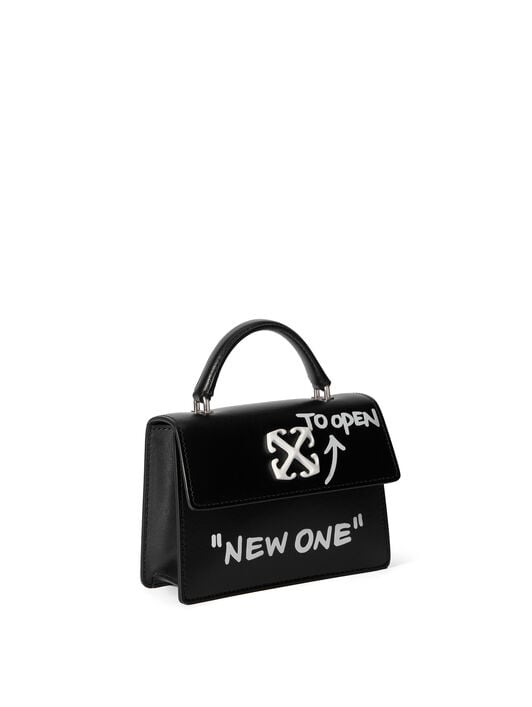 Jitney Baby Quote Handbag OFF WHITE Jitney Baby Quote Handbag BLACK - WHITE OWNP063C99LEA002