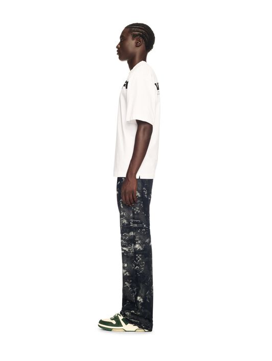 OFF WHITE White Off Split T-Shirt WHITE OMAA120S25JER00B