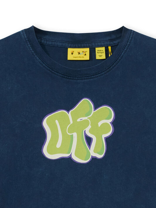 Graffiti T-Shirt OFF WHITE Graffiti T-Shirt BLUE NIGHTS 44BAA002F26J00C