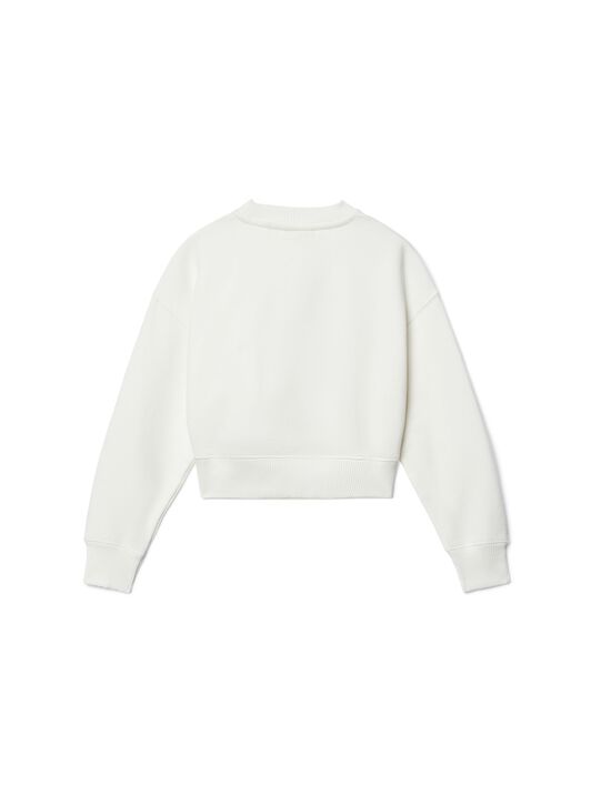 OFF WHITE Ringer Sweatshirt WEISS OGBA013S25FLE001