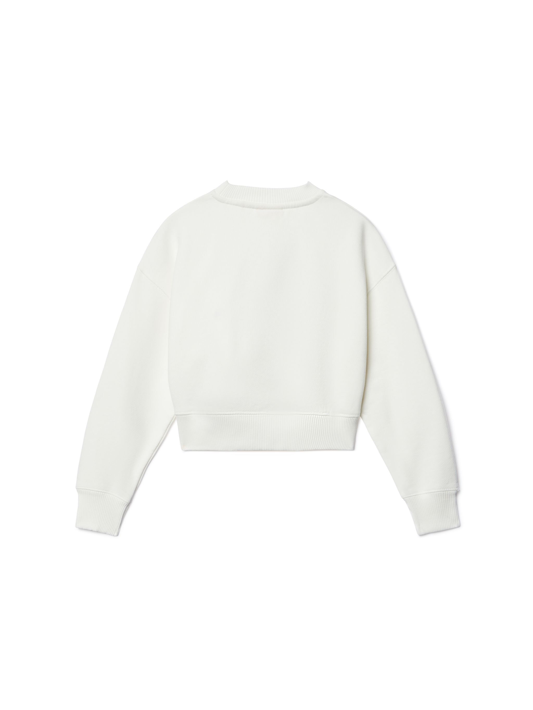 OFF WHITE Ringer Sweatshirt WEISS OGBA013S25FLE001