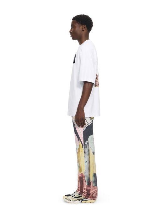 OFF WHITE Palace Arrow Skate T-shirt WHITE 44MAA120Z26J001