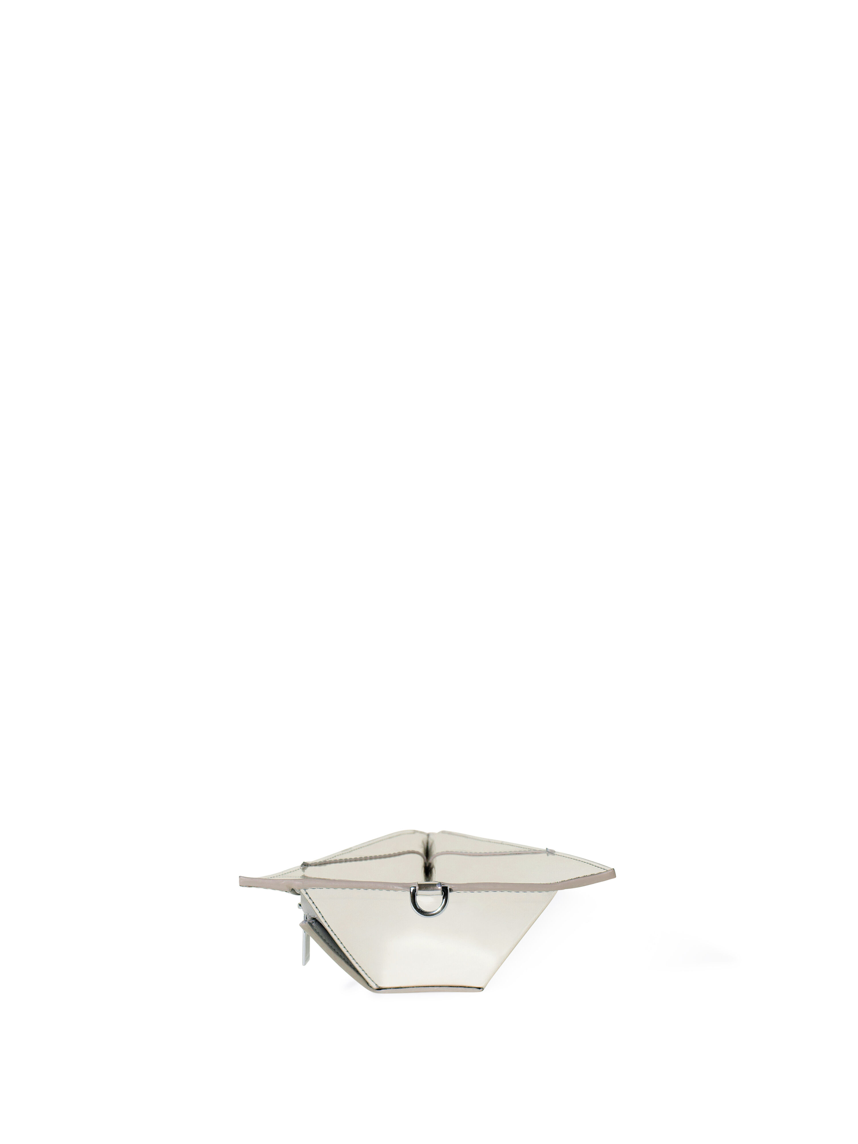OFF WHITE Silver Paper Plane Clutch  OWNM057Z25FAB001
