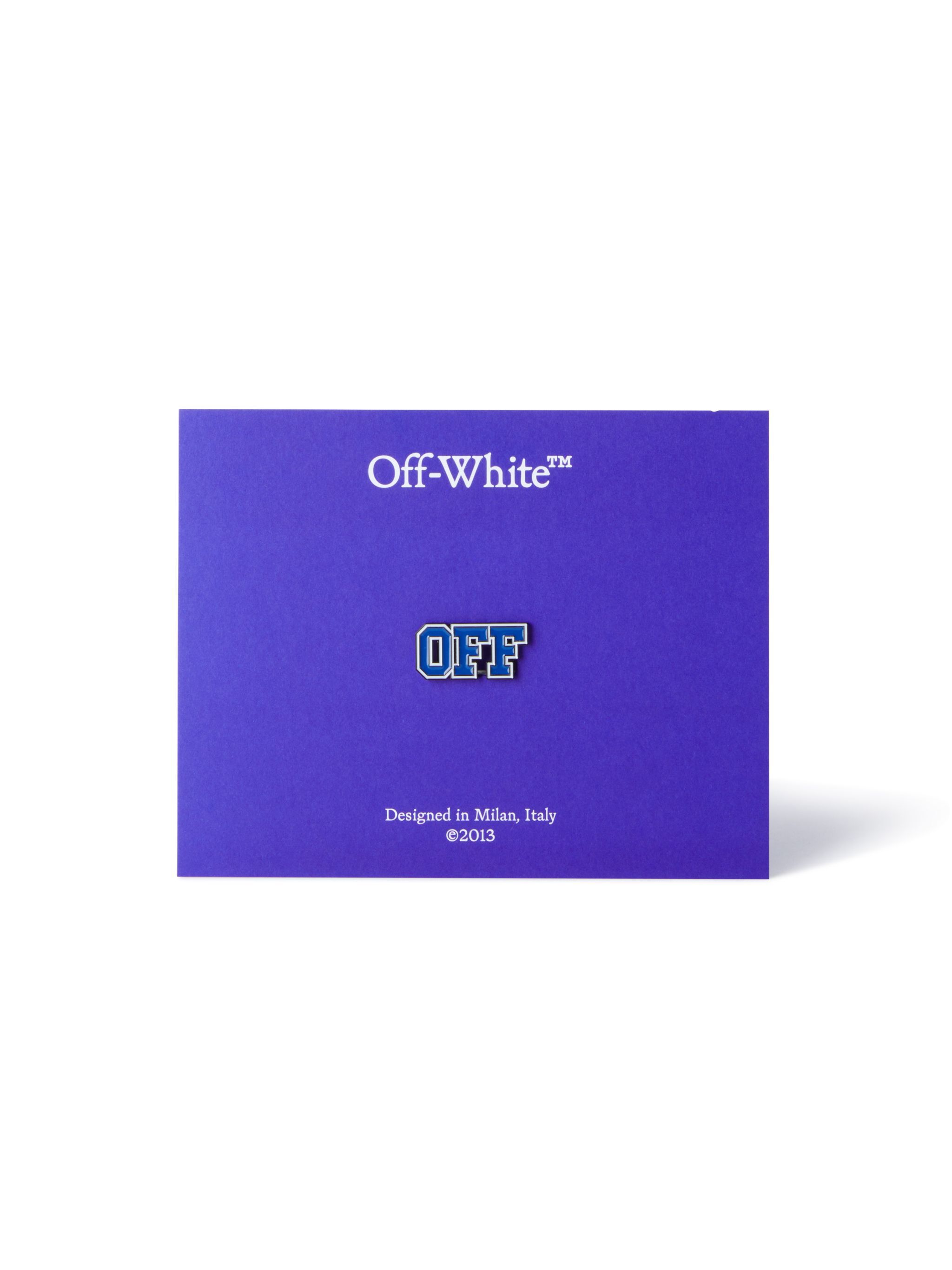 OFF WHITE Blue/White Off Dubrae Charm BLUE OMZF001T25MET00A