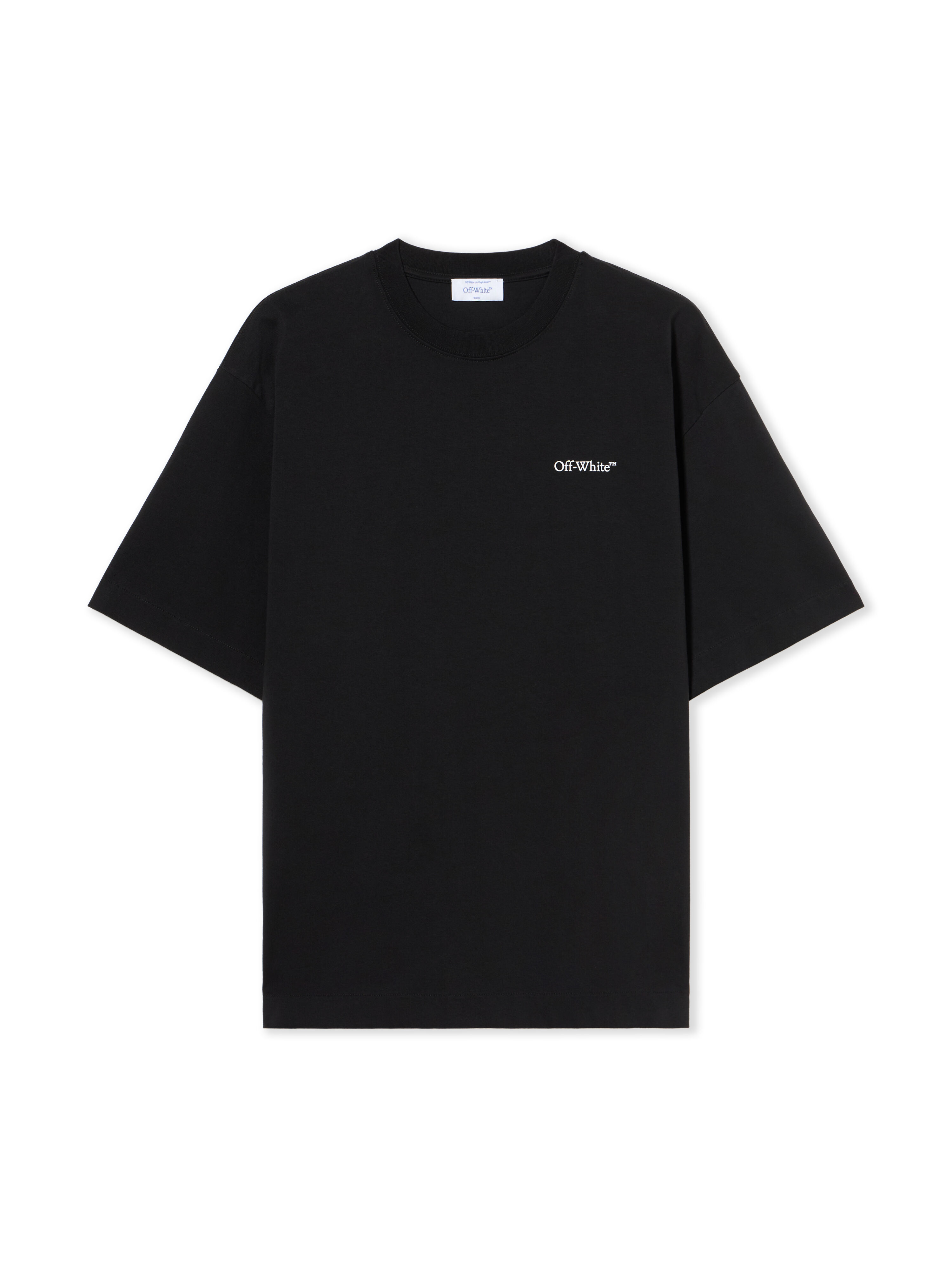 OFF WHITE Half Arrow Skate Logo T-Shirt BLACK - WHITE OMAA120F25JER013