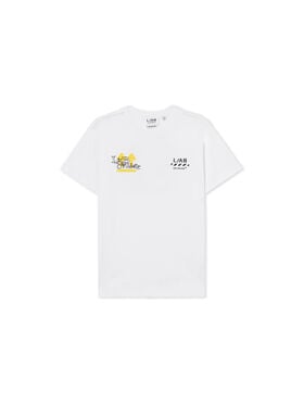 LAB L/AB Off Active Arrow T-Shirt White 25OLFJB18F