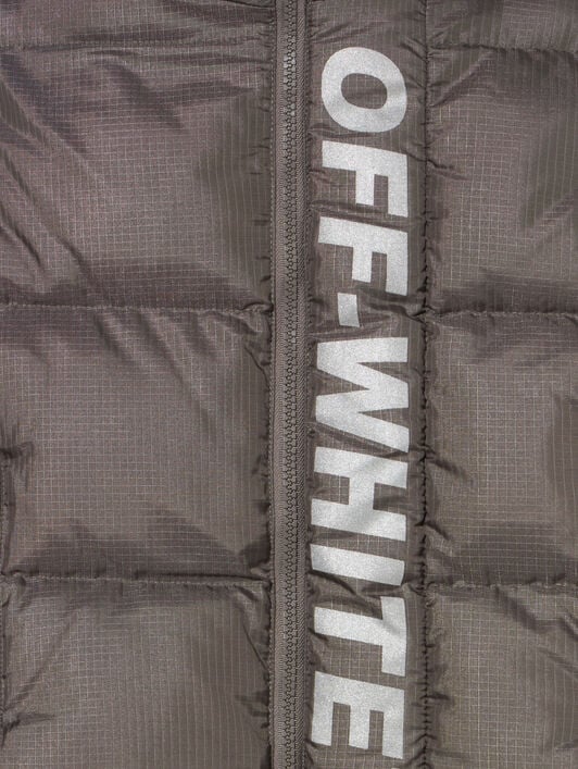 Ripstop Puffer Jacket OFF WHITE Ripstop Puffer Jacket DARK GREY - REFLECTIVE OBEJ002F25FAB001