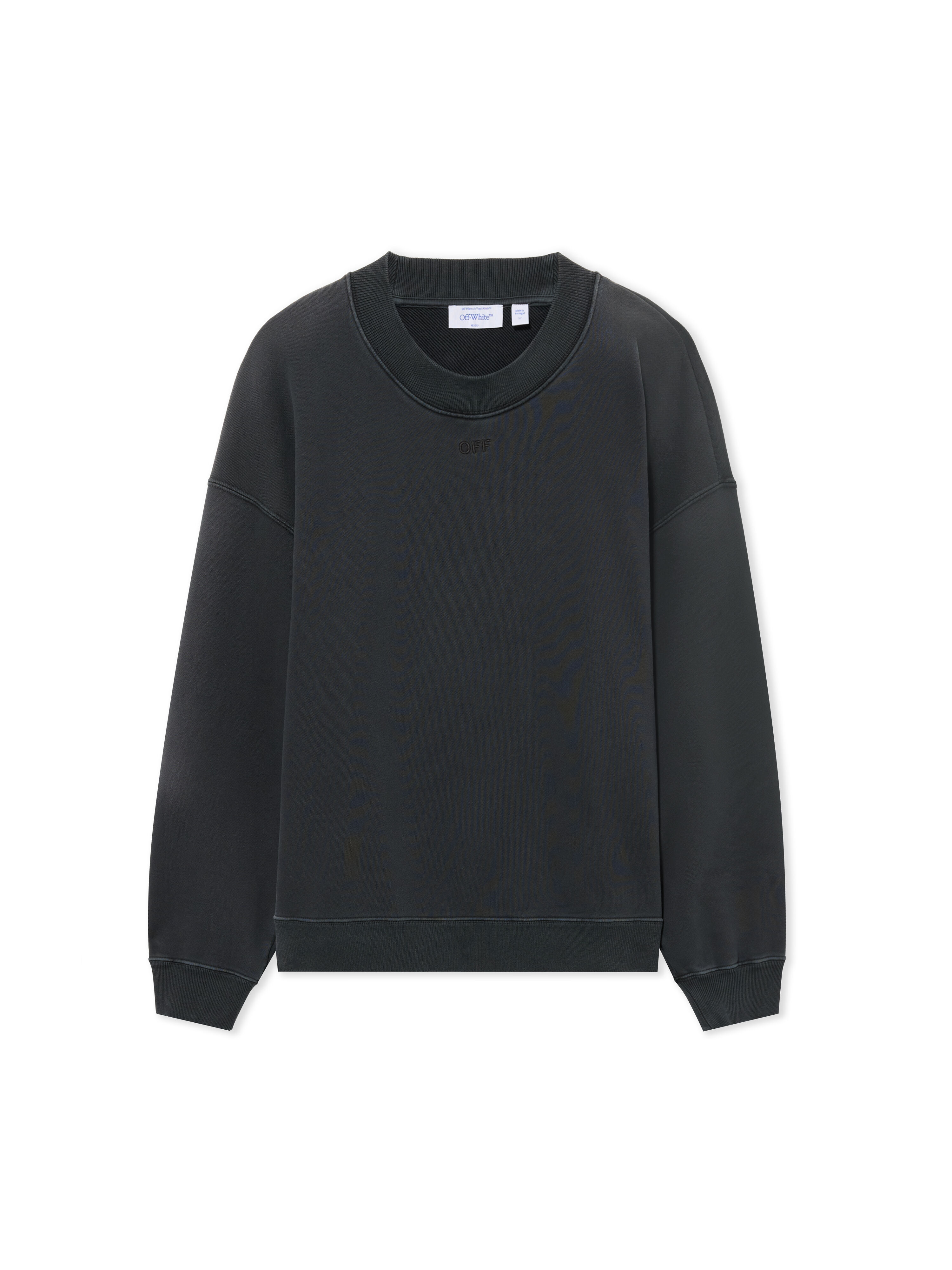Laundry Off Stamp Oversized Crewneck OFF WHITE Laundry Off Stamp Oversized Crewneck Discharged Dark Slate Dark Slate 2FE00457T