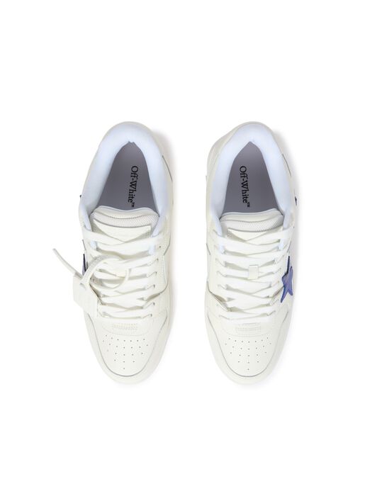 OFF WHITE Weiß/Blaue Star Out Of Office Sneaker WHITE OMIA189S25LEA00D