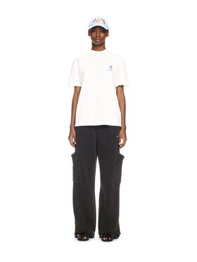 OFF WHITE T-Shirt Bianca Con Motivo Fresco Arrow BIANCO OWAA089S25JER004