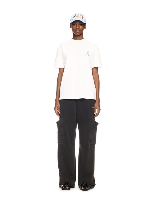 OFF WHITE White Fresco Arrow T-Shirt WHITE OWAA089S25JER004