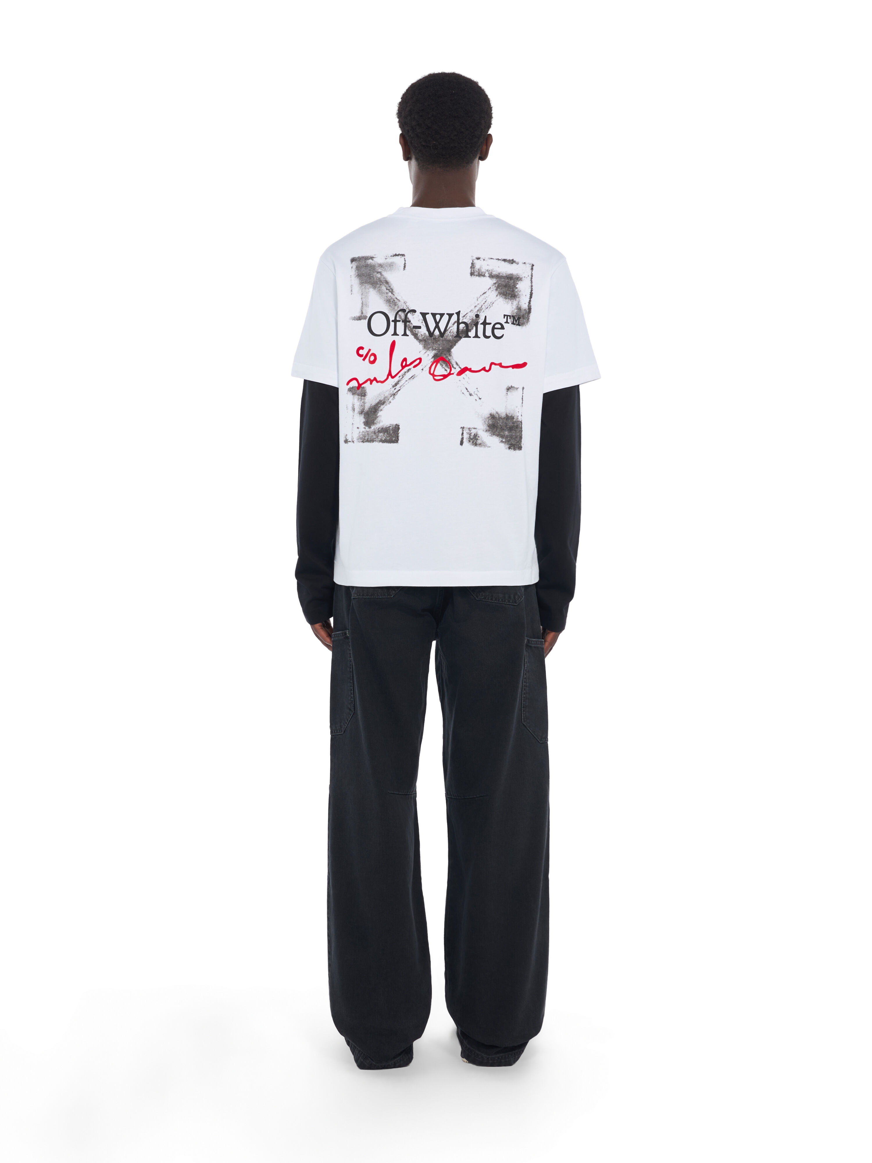 Miles Davis Yesternow Double Sleeve Regular Long Sleeve T-Shirt OFF WHITE Miles Davis Yesternow Double Sleeve Regular Long Sleeve T-Shirt WHITE 44MAB09RW26J003