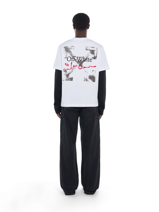 Miles Davis Yesternow Double Sleeve Regular Long Sleeve T-Shirt OFF WHITE Miles Davis Yesternow Double Sleeve Regular Long Sleeve T-Shirt WHITE 44MAB09RW26J003