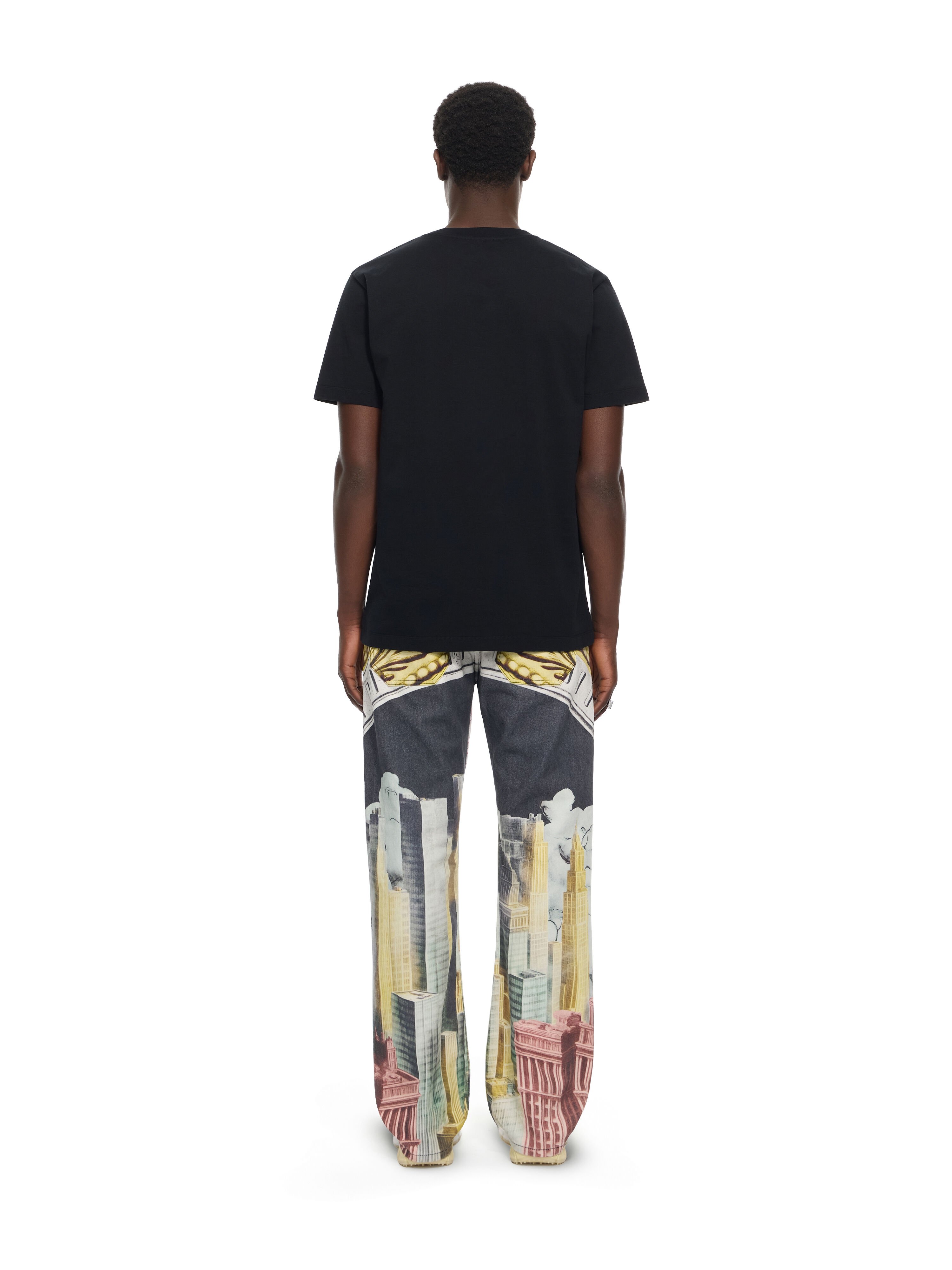 OFF WHITE Palace OW Slim T-shirt BLACK 44MAA027Z26J002