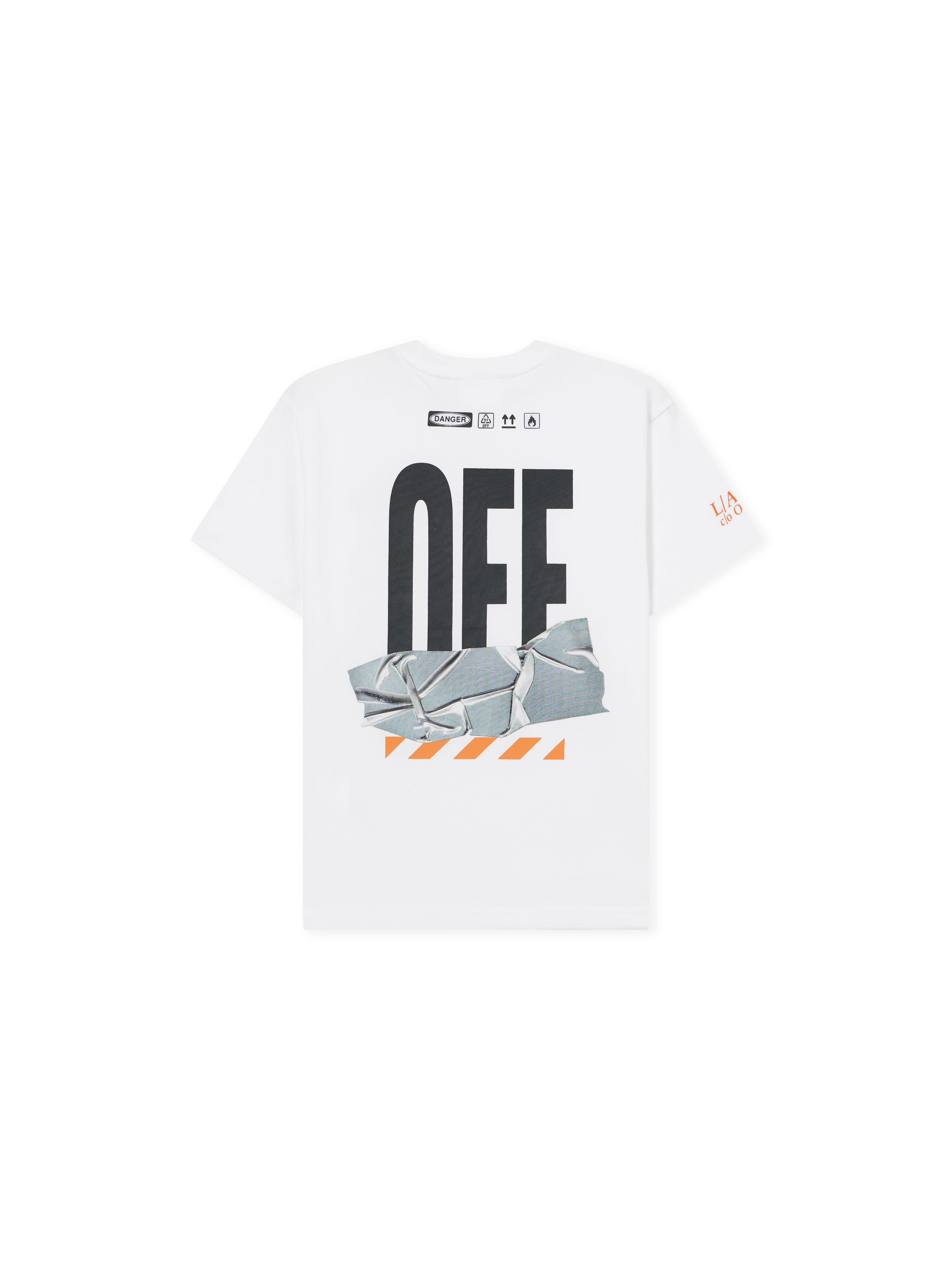 L/AB Off Active Duct Tape T-Shirt LAB L/AB Off Active Duct Tape T-Shirt White 25OLFJB11F