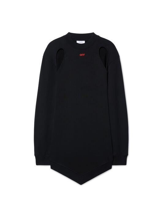 OFF WHITE Black Stamp Bandana Dress BLACK OWDF001S25FLE001