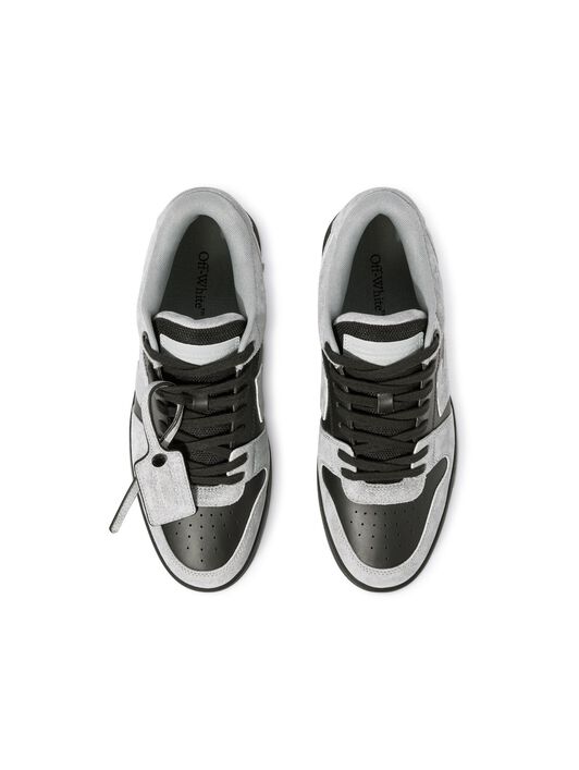 OFF WHITE Grau/Schwarze Out Of Office Wildleder-Sneaker SCHWARZ OMIA189S25LEA007