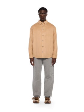 OFF WHITE Quote Military Overshirt DOE - DOE OMES01CF25FAB001