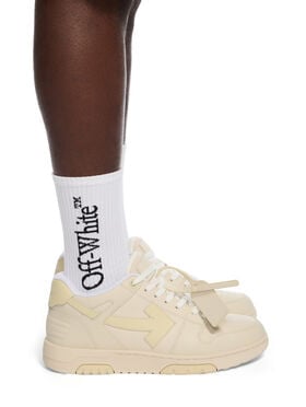 OFF WHITE Out Of Office Sneakers BEIGE - BROWN OMIA189F25LEA004