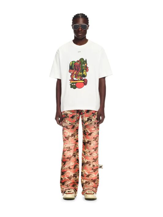 OFF WHITE Weißes Nana Arrow T-Shirt  OMAA120Z25JER002