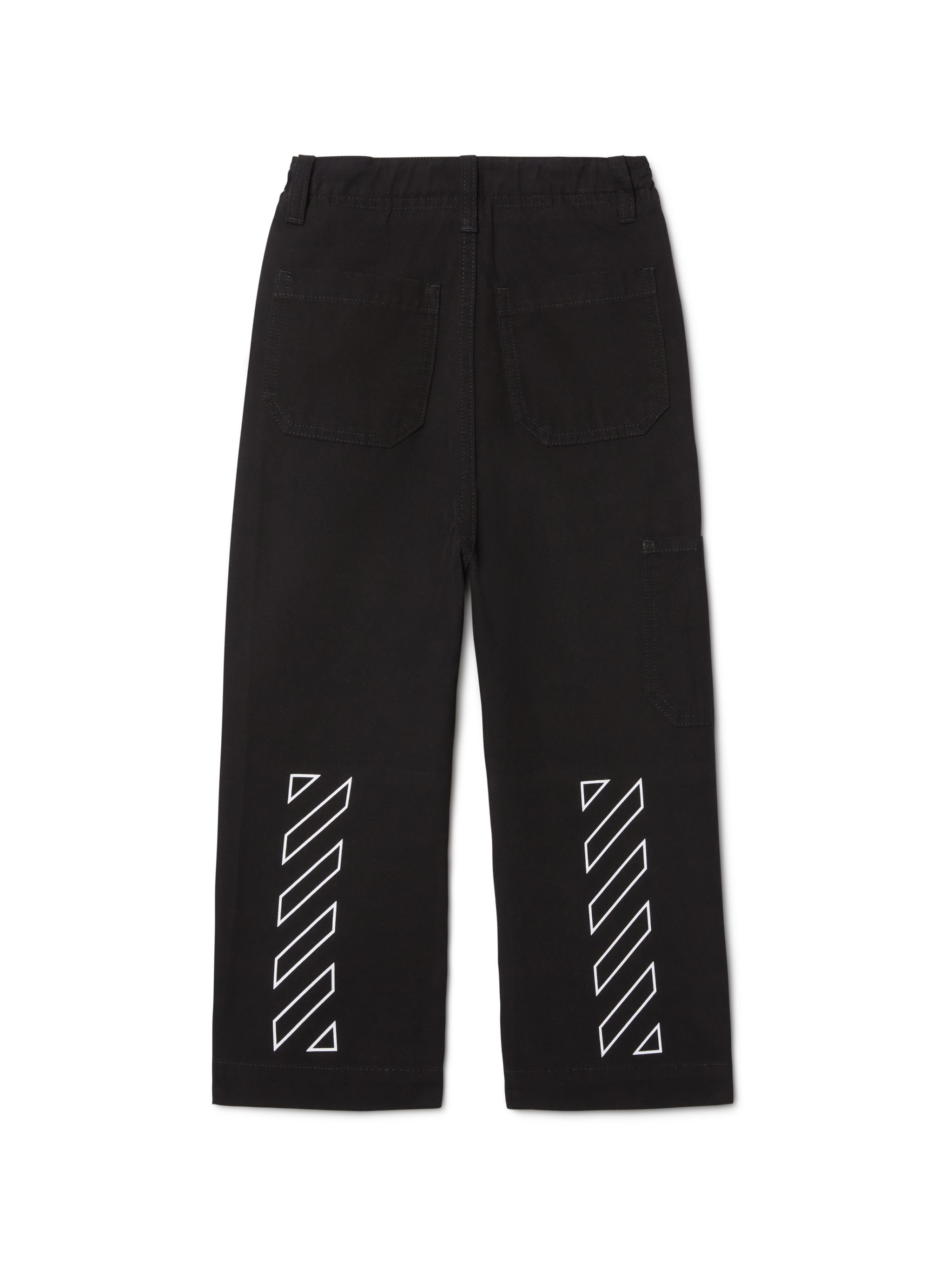 OFF WHITE schwarze hose mit "off" logo SCHWARZ OBCA007F24FAB001
