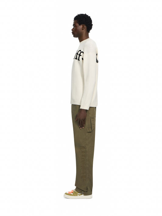 Bookish Shared Knit Crewneck OFF WHITE Bookish Shared Knit Crewneck CREAM 44MHE20QF26K001