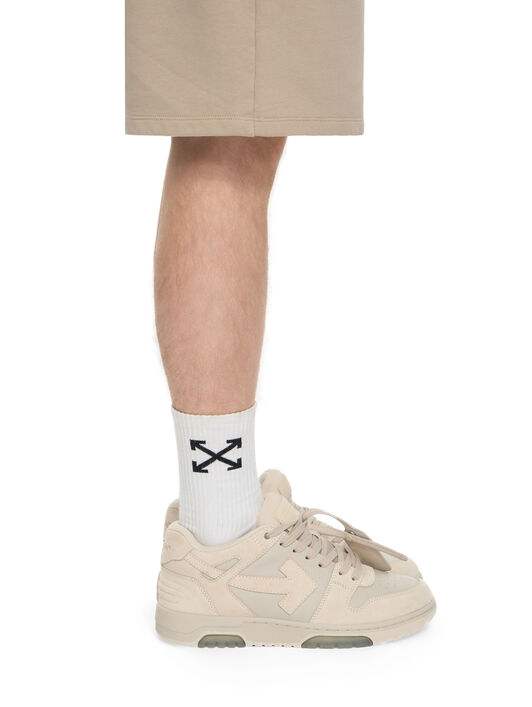 OFF WHITE Out Of Office Sneakers ECRU - IVORY GREY OMIA189S26LEA004