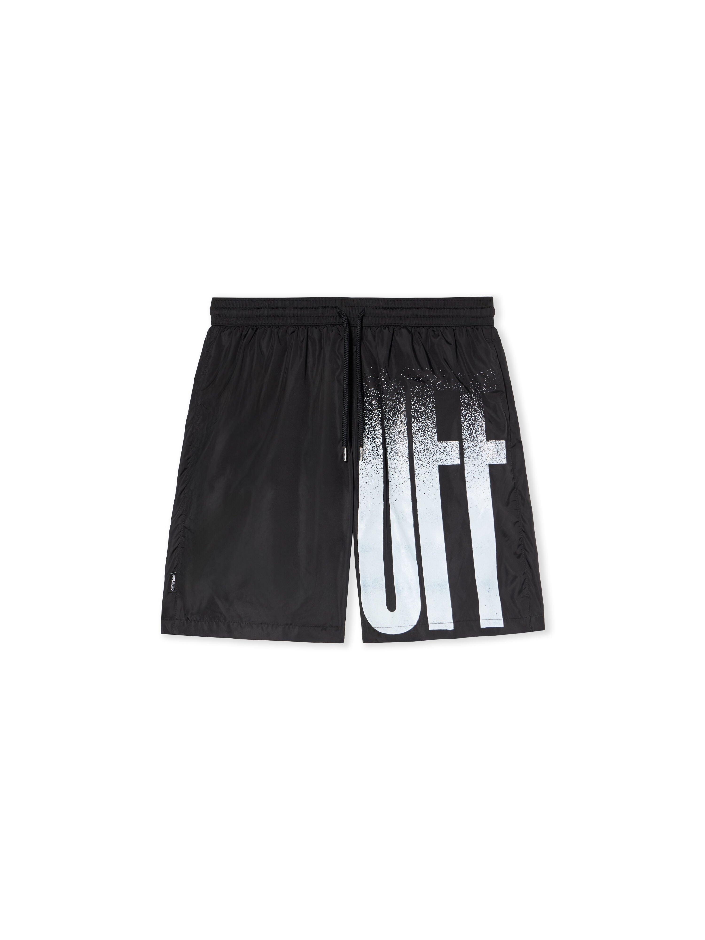 Big Off Surfer Swimshorts OFF WHITE Big Off Surfer Swimshorts BLACK - WHITE OMFD013F25FAB002