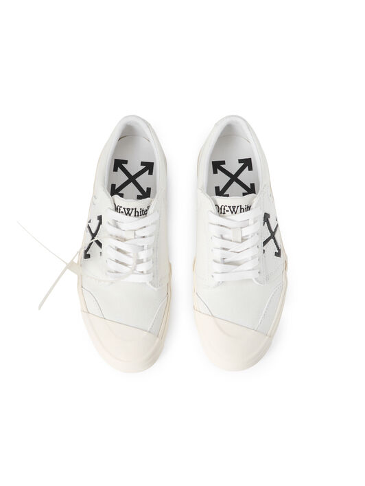 OFF WHITE Vulcanized Undercut Sneakers WHITE - BLACK OWIA28HF25FAB001