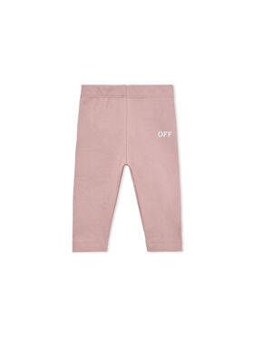 OFF WHITE Off Stamp Rib Legging PALE MAUVE 44GX3001S26J001