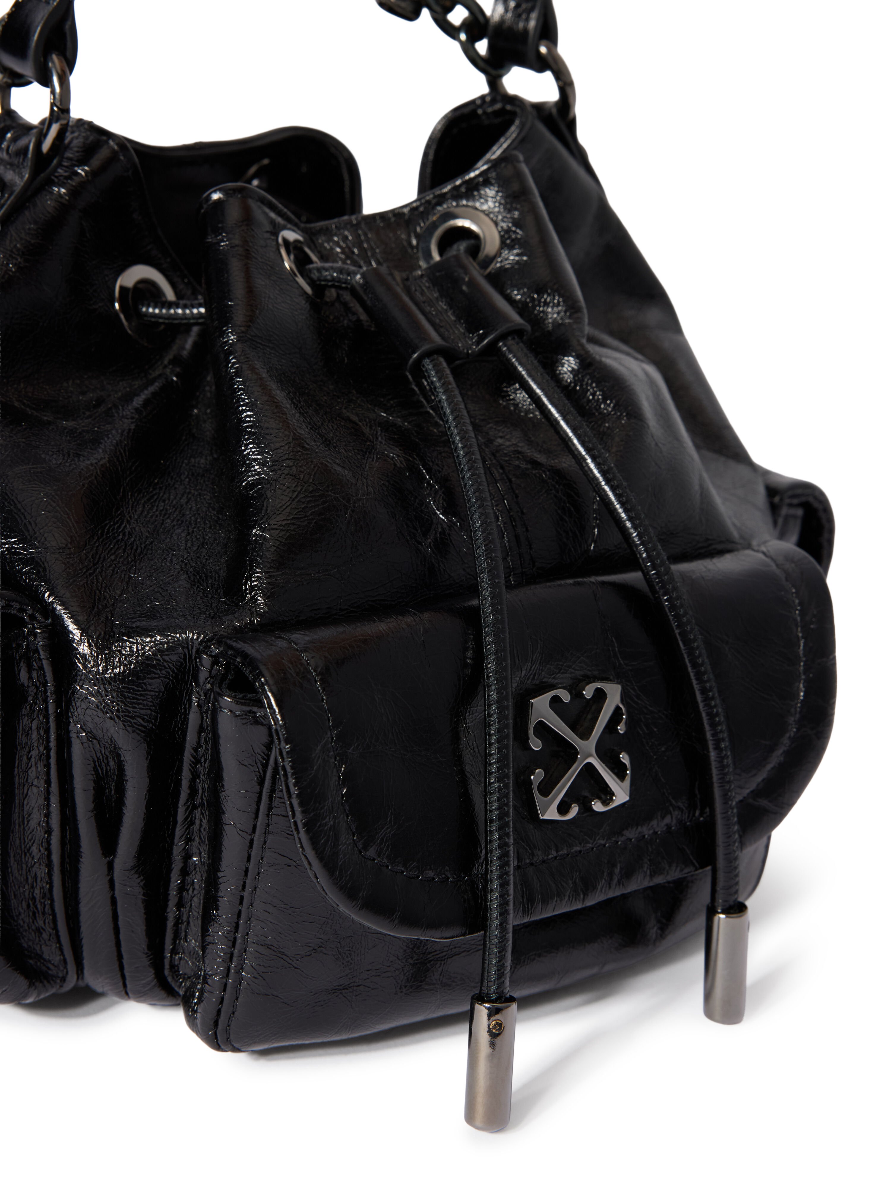 OFF WHITE Dumbo Bucket Bag BLACK - NO COLOR OWMY002F25LEA001