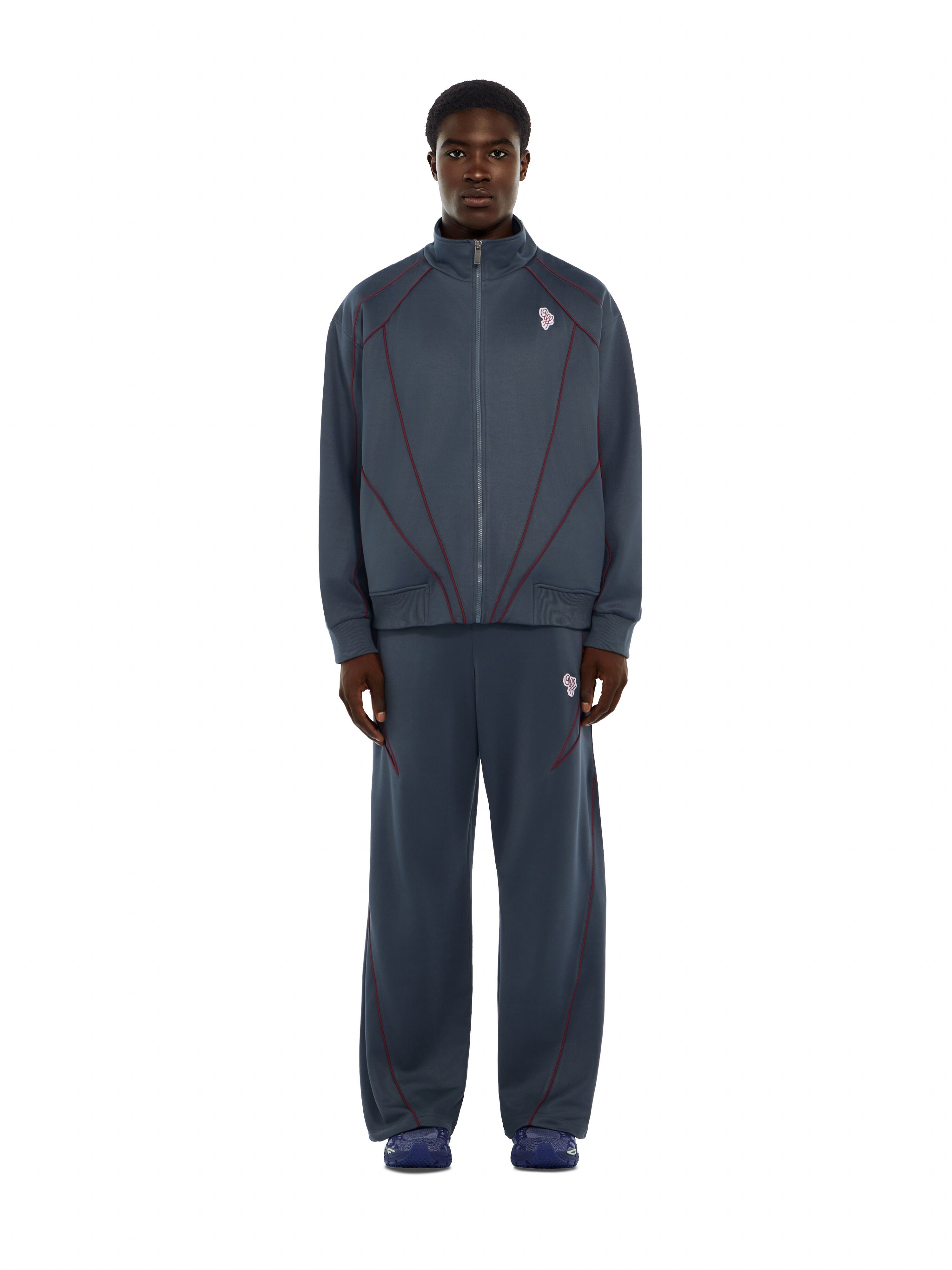 Staff Script Relaxed Track Jacket OFF WHITE Staff Script Relaxed Track Jacket DARK SLATE 44MBD05QF26J001