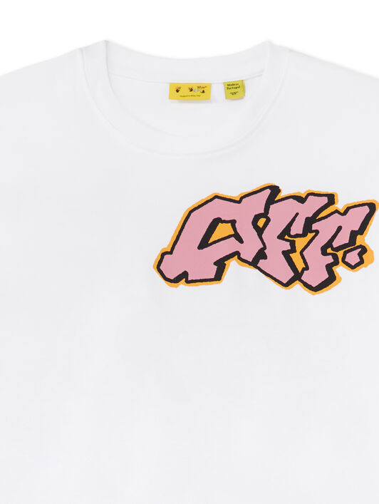 Graffiti T-Shirt OFF WHITE Graffiti T-Shirt WHITE 44GAA001F26J004