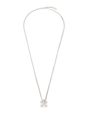 OFF WHITE Arrow Diamond Pendant Necklace STERLING SILVER C06566