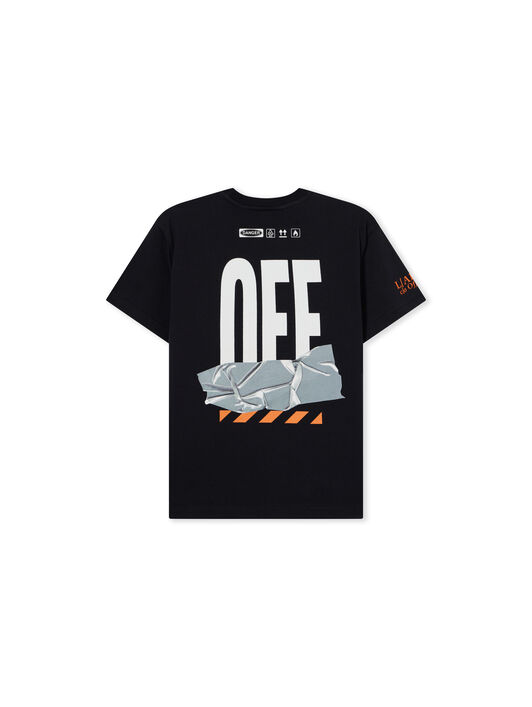 LAB L/AB Off Active Duct Tape T-Shirt Black 25OLFJB11F