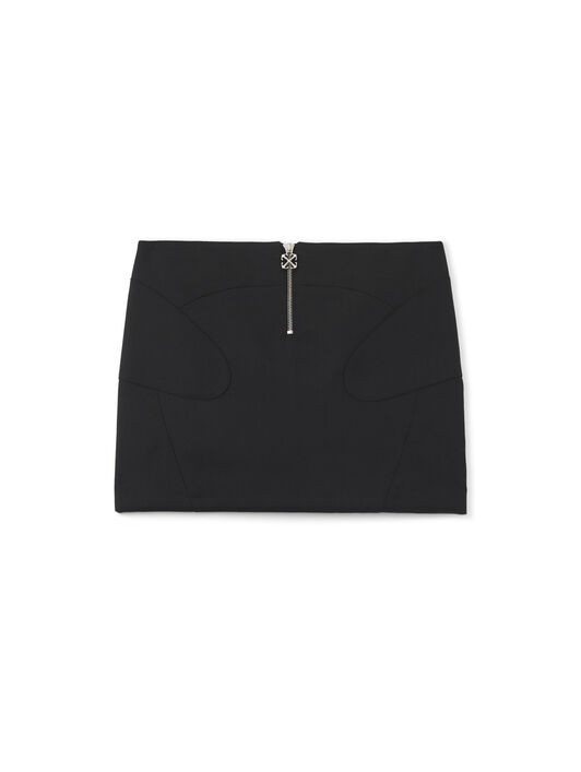 OFF WHITE Zip Up Skirt Black-No Color 2CU01NS26FAB002