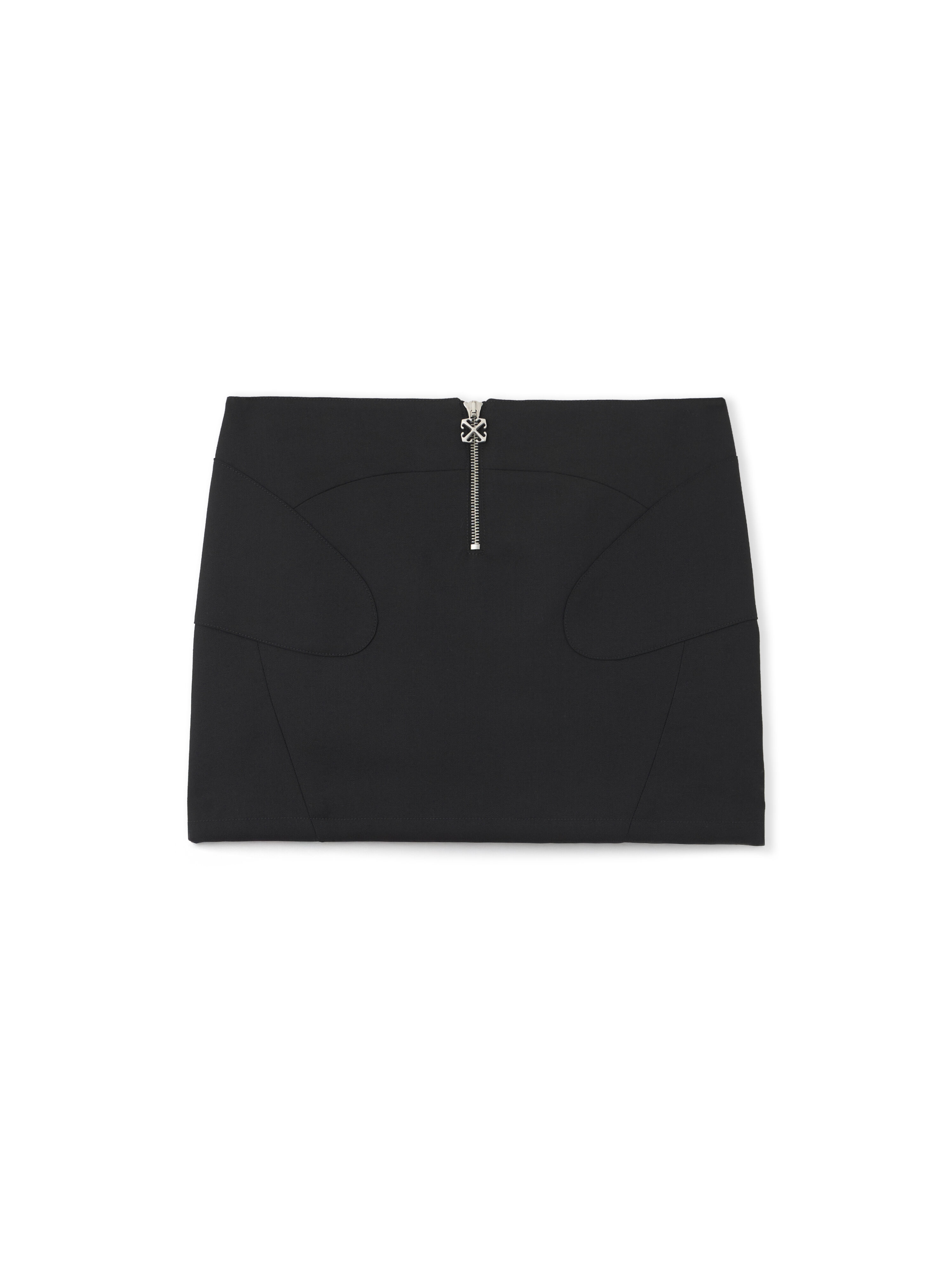 OFF WHITE Zip Up Skirt Black-No Color 2CU01NS26FAB002