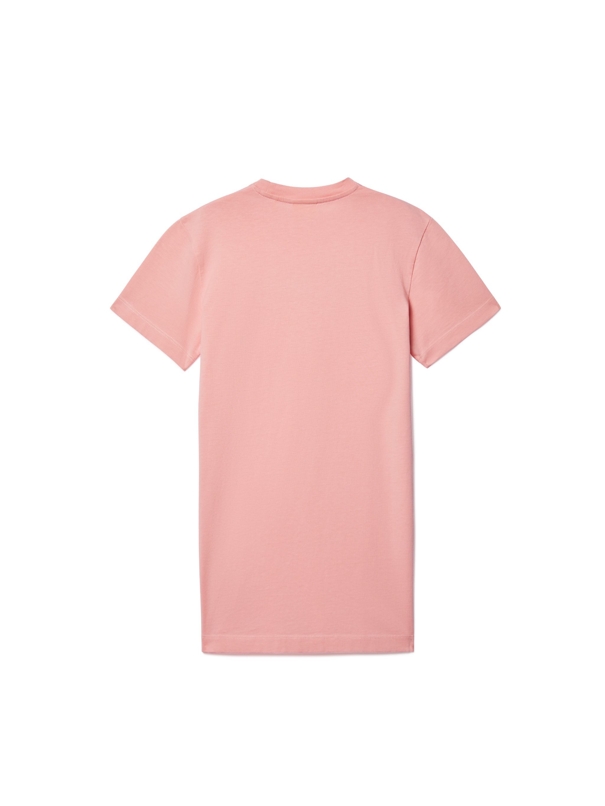 OFF WHITE Big Bookish T-Shirt Kleid ROSA OGDB030S25JER001