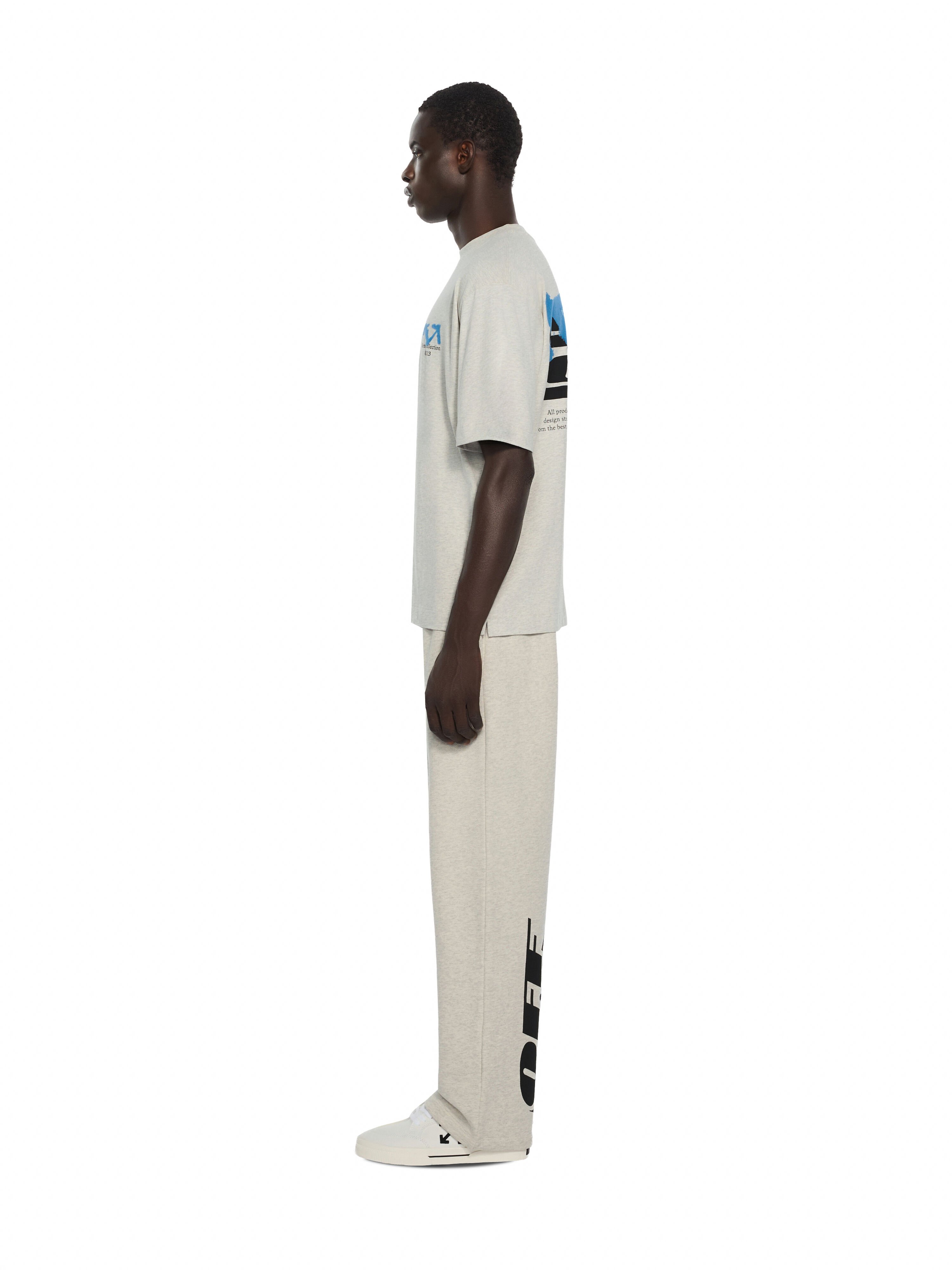 Half Arrow Sweatpants OFF WHITE Half Arrow Sweatpants GREY MELANGE 44MCH05AF26F003
