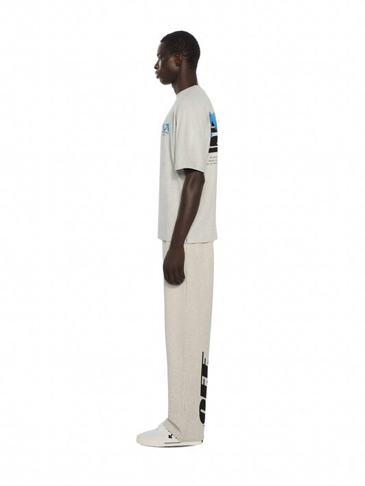 Half Arrow Sweatpants OFF WHITE Half Arrow Sweatpants GREY MELANGE 44MCH05AF26F003