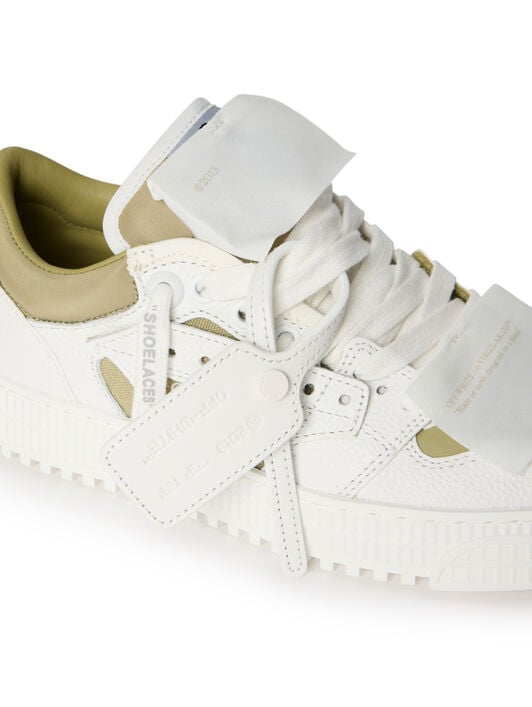 3.0 Off Court Low Top Sneakers OFF WHITE 3.0 Off Court Low Top Sneakers WHITE - GREY GREEN OWIA28EF25LEA001