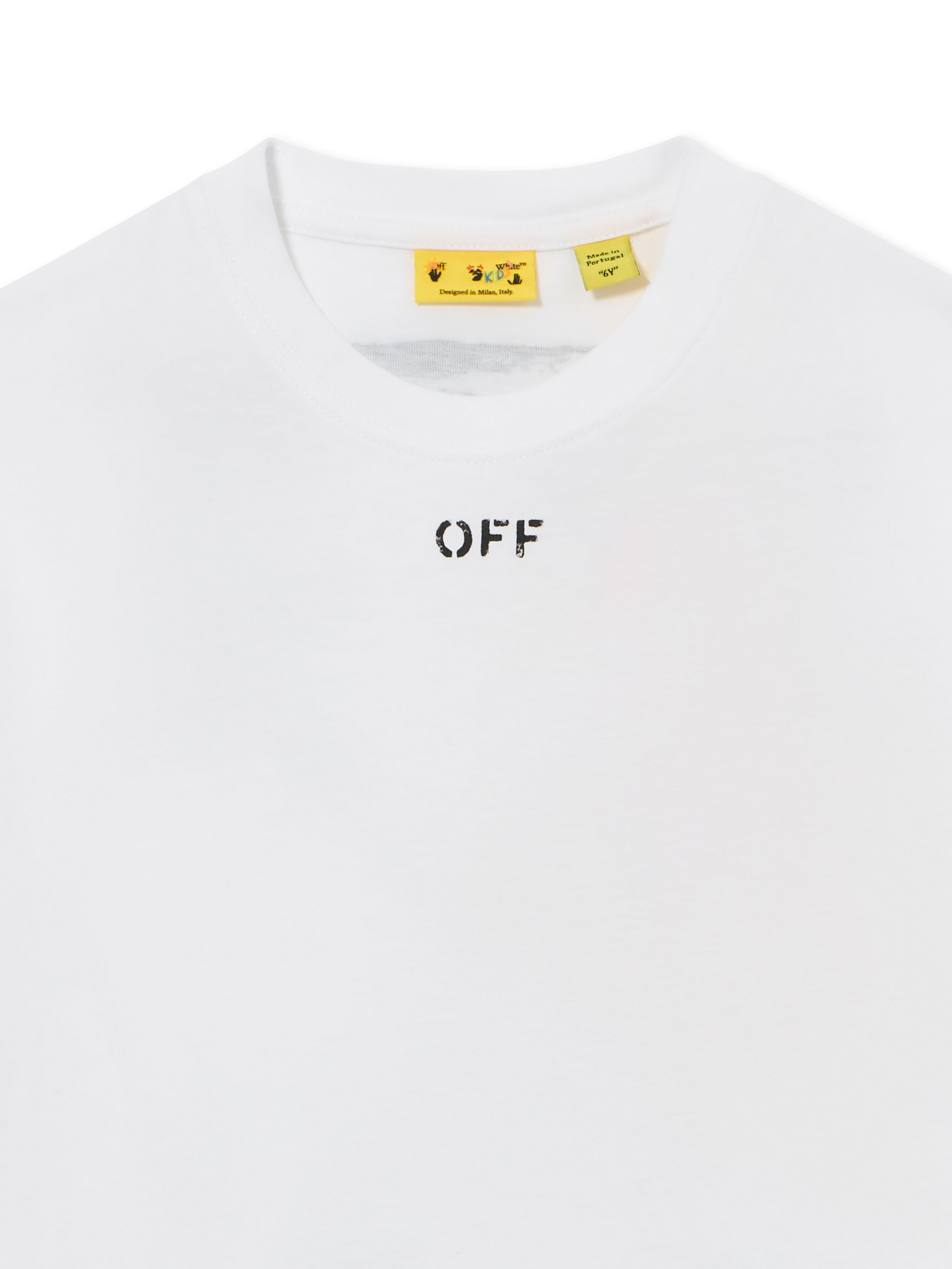 OFF WHITE Arrow Paint Tee S/S WHITE 44BAA002S26J006