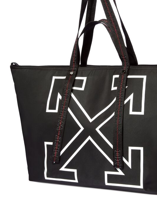 OFF WHITE Heritage Day Off Tote L BLACK - WHITE OMNA20JC99FAB001