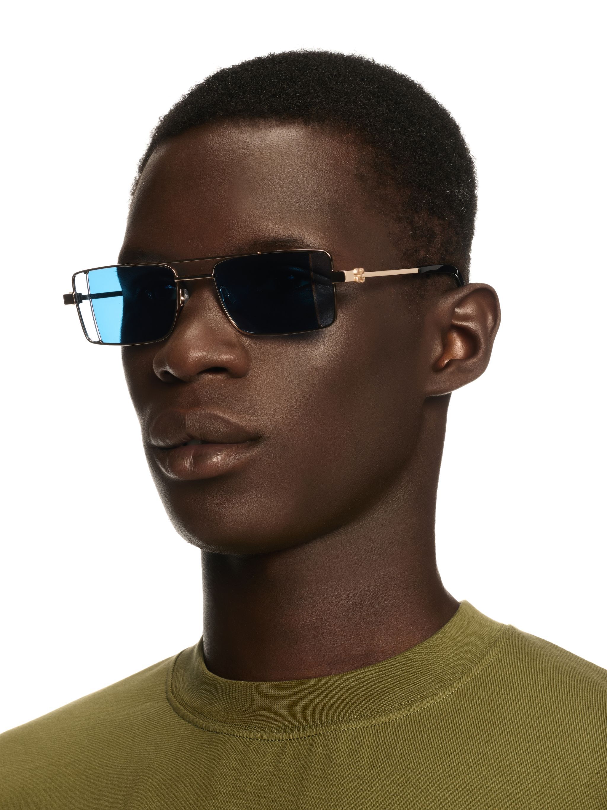OFF WHITE Cortez Sunglasses GOLD OERI14AS25MET001