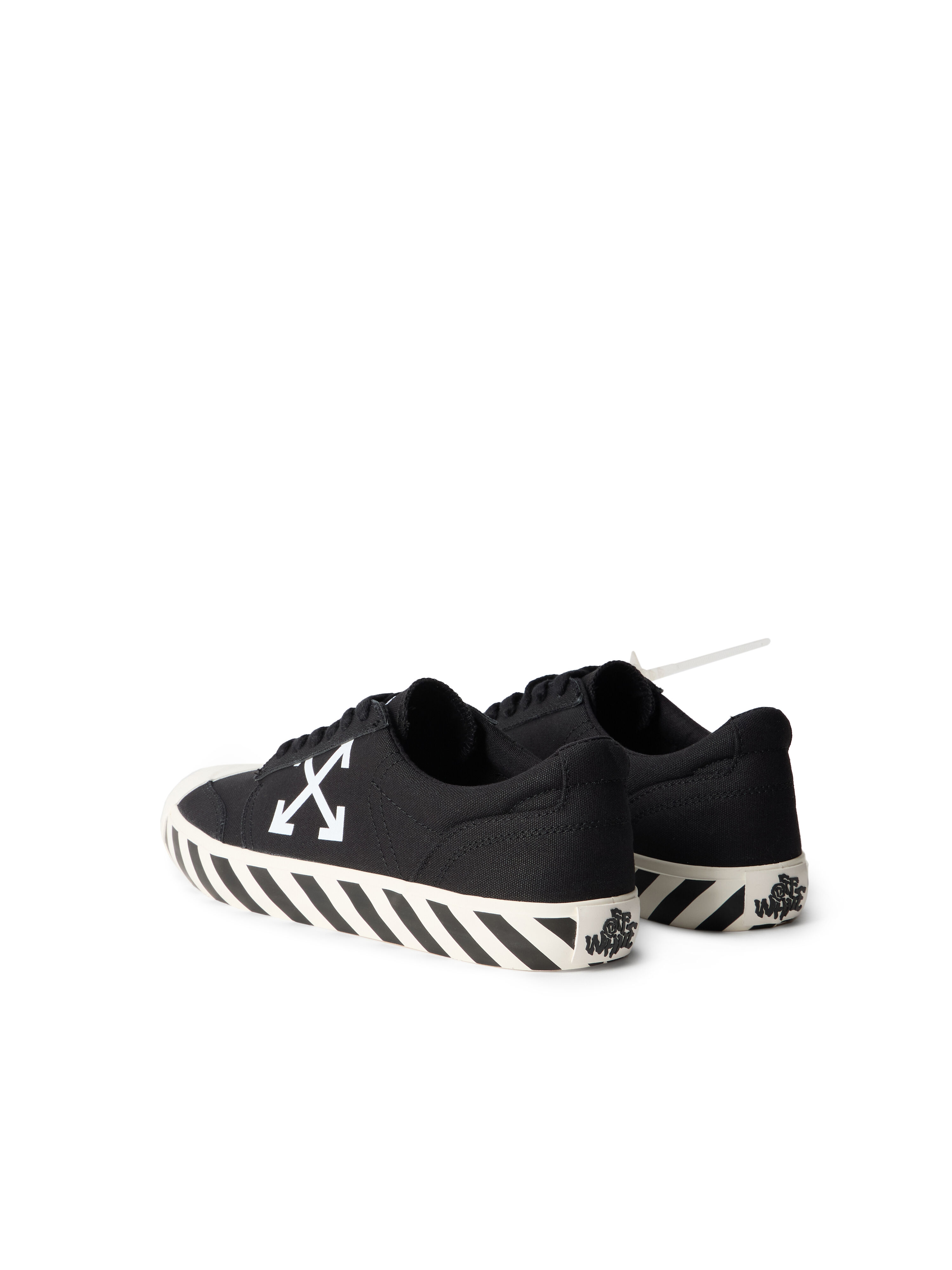 OFF WHITE Vulcanized Undercut Sneakers BLACK/WHITE OWIA28QC99FAB001